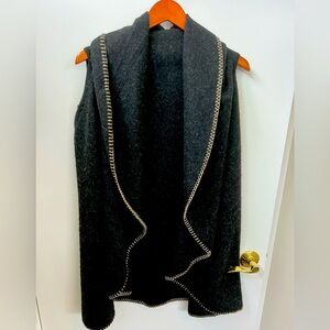 Soft wool poncho/cape